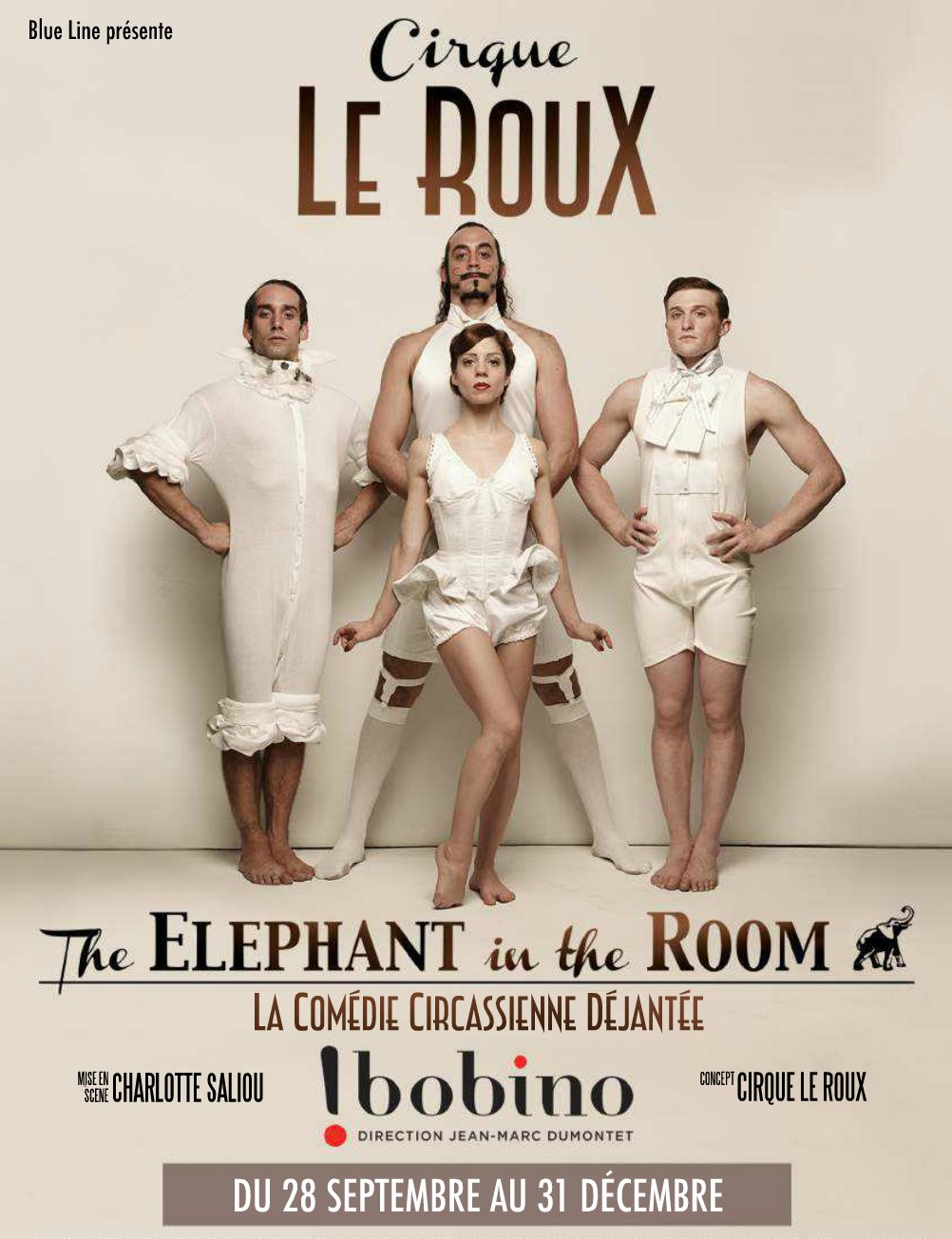 cirque le roux, the elephant in the room, cirque, nouveau cirque, bobino, spectacle cirque, spectacle paris